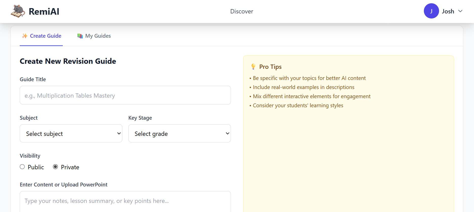 Teacher using AI tools